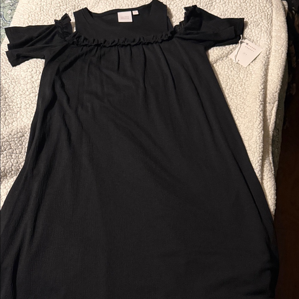 LC Lauren Conrad Black Kids Casual Dress - Picture 1 of 5